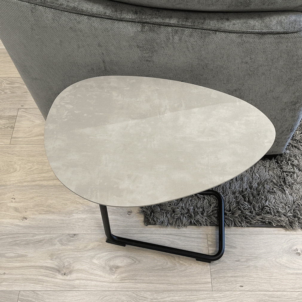Stratus Sofa Table In Alu Grey 0026 GA Bl