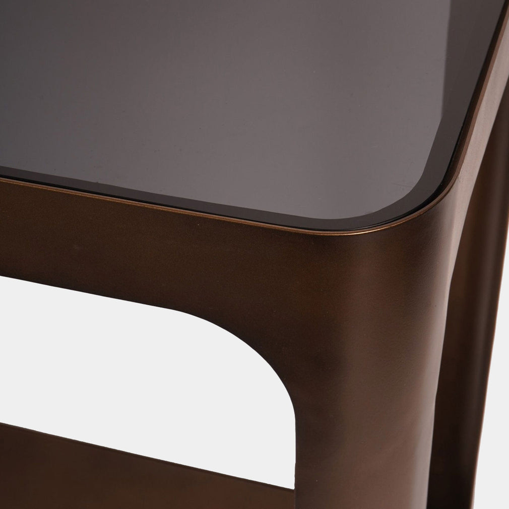 Thornton - Console Table, Smoked Gold