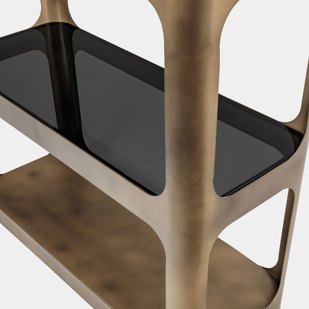 Thornton - Shelf Unit, Smoked Gold