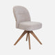 Lara - Swivel Dining Chair In Fabric