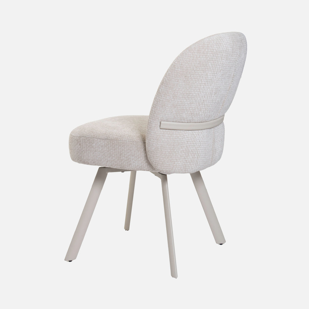 Amber - Swivel Dining Chair In Fabric