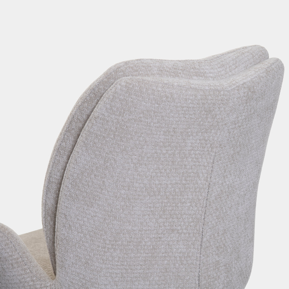 Phoenix - Swivel Dining Armchair In Fabric