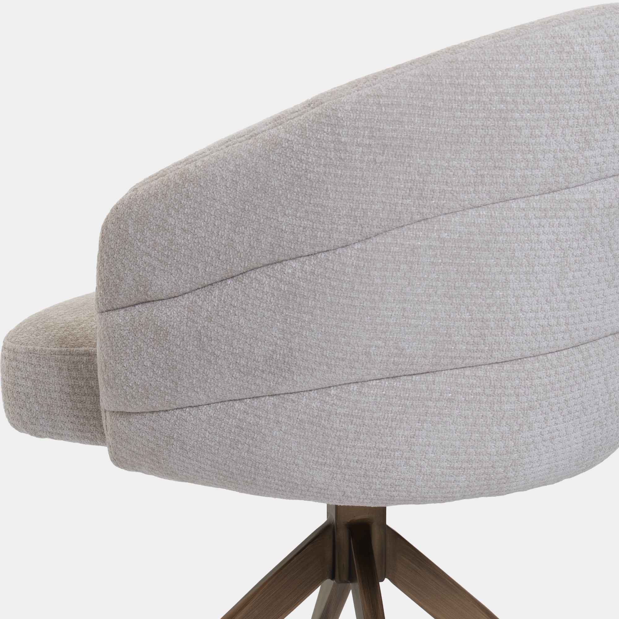 Columbus - Swivel Dining Chair In Fabric