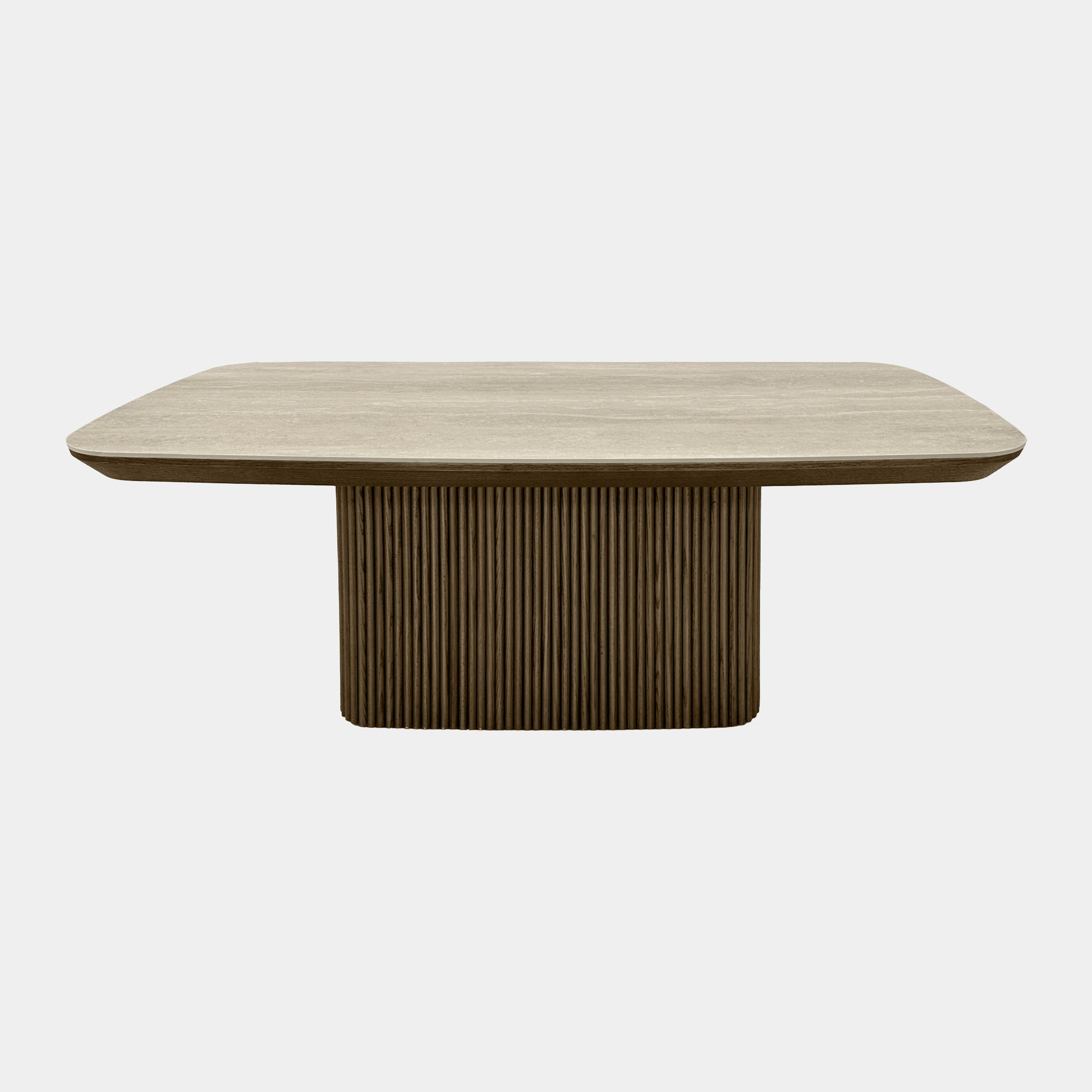 Toledo - Dining Table, Travertine Top 200cm