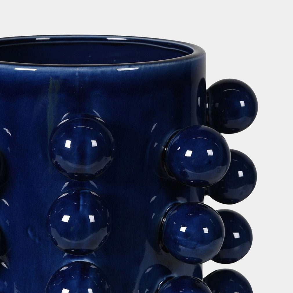 Bobble - Decorative Vase, Dark Blue