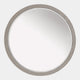 Anastasia - Round Mirror In Washed Oak