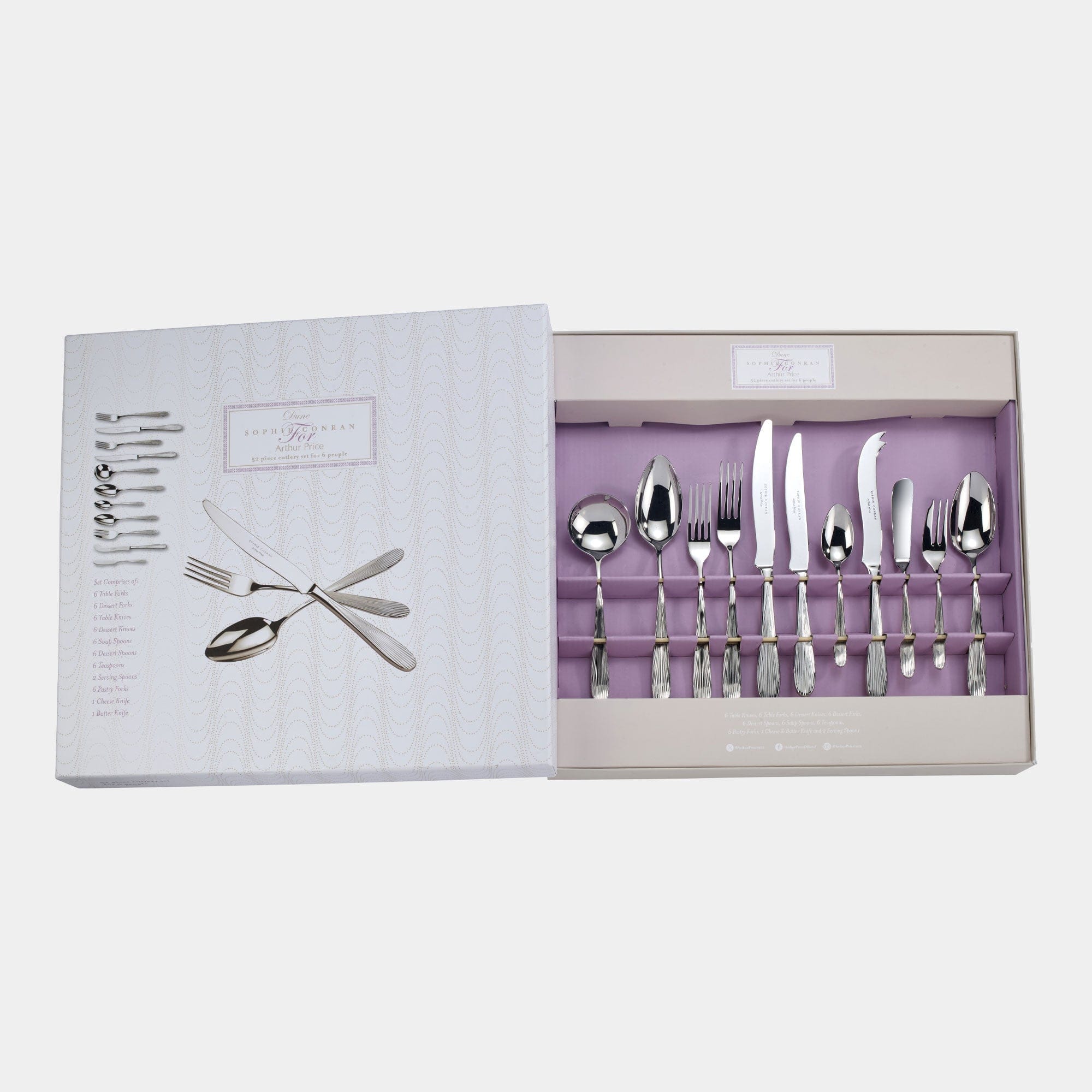 Arthur Price Sophie Conran Dune - 52 Piece Set