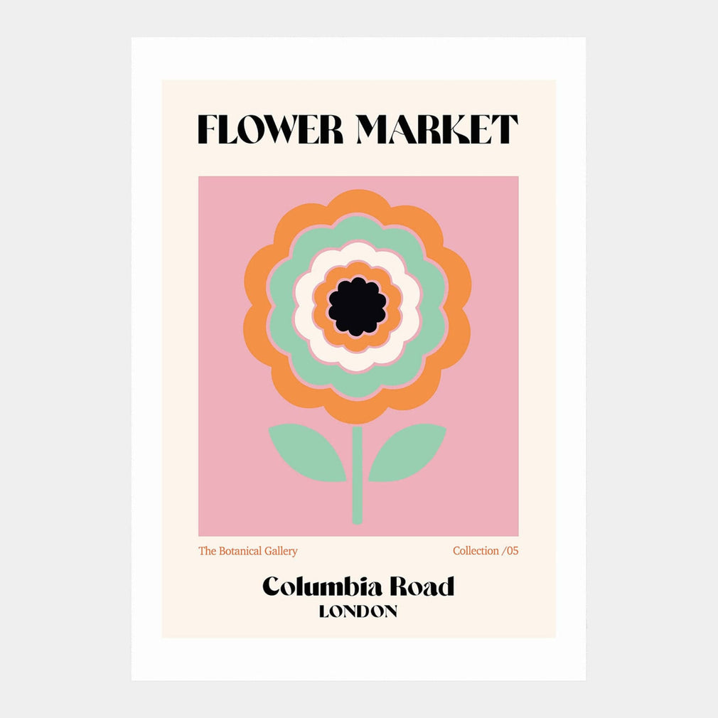 Columbia Road Flower Market - by Luxe Poster Co A2 Print