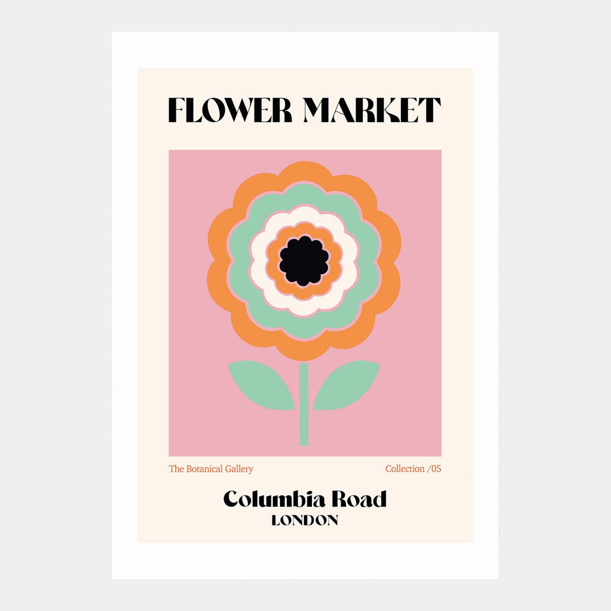Columbia Road Flower Market - by Luxe Poster Co A2 Print