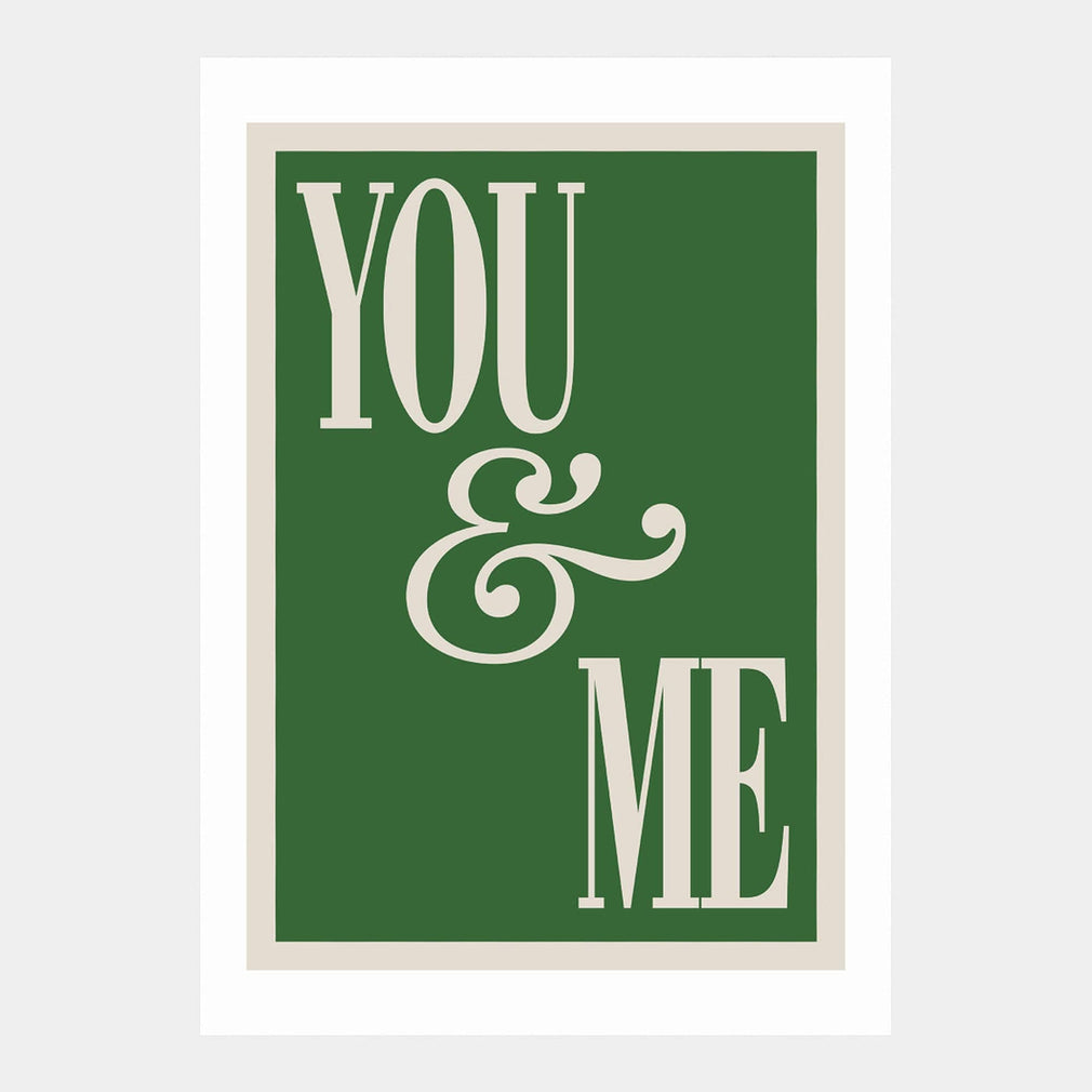 You And Me - by HollieGraphik A2 Print