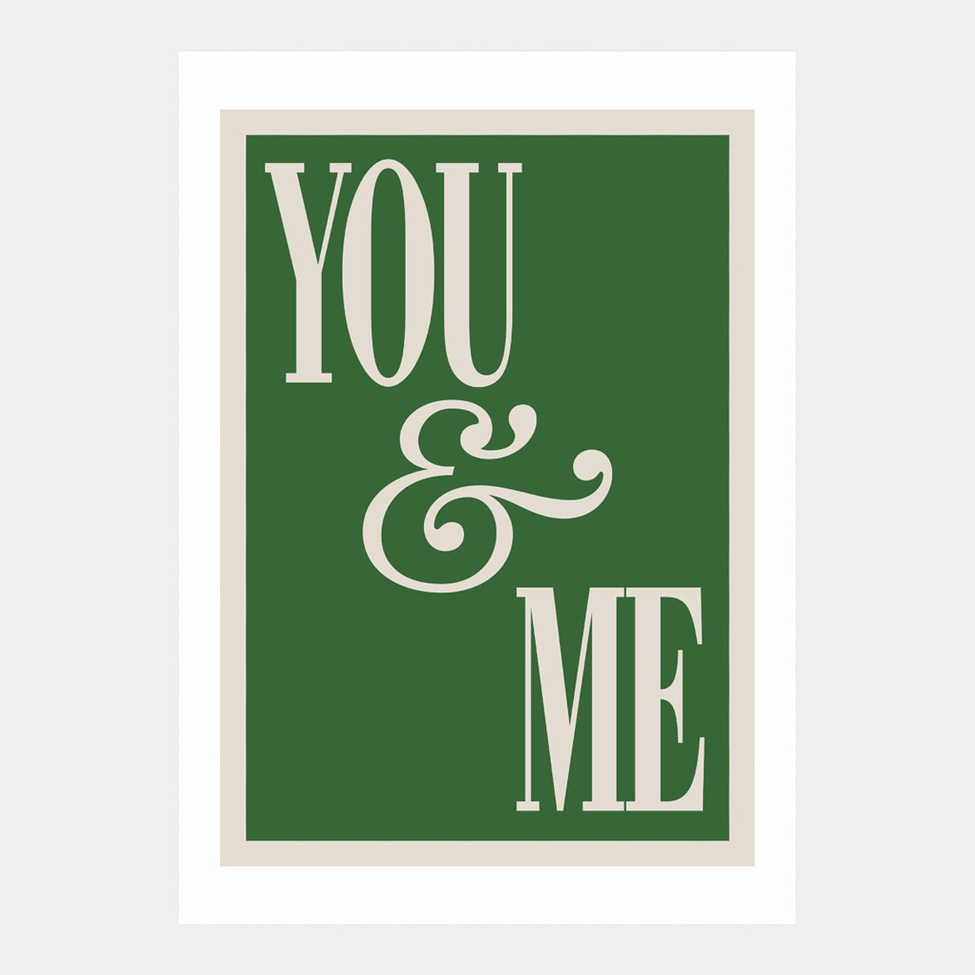 You And Me - by HollieGraphik A2 Print