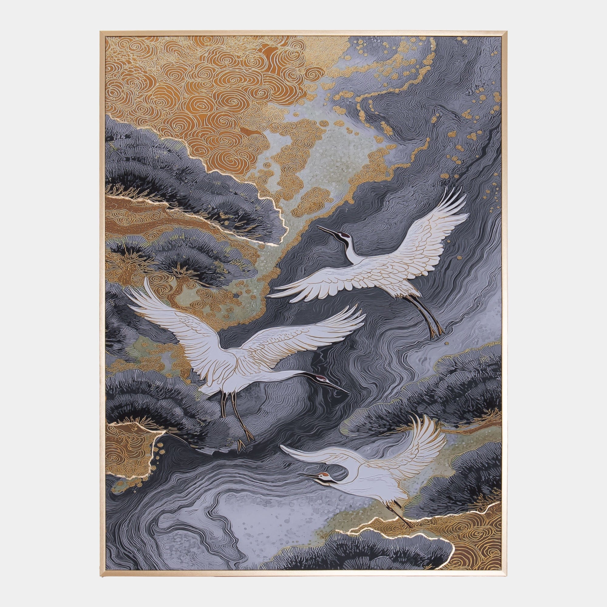 Golden Ascent - Canvas