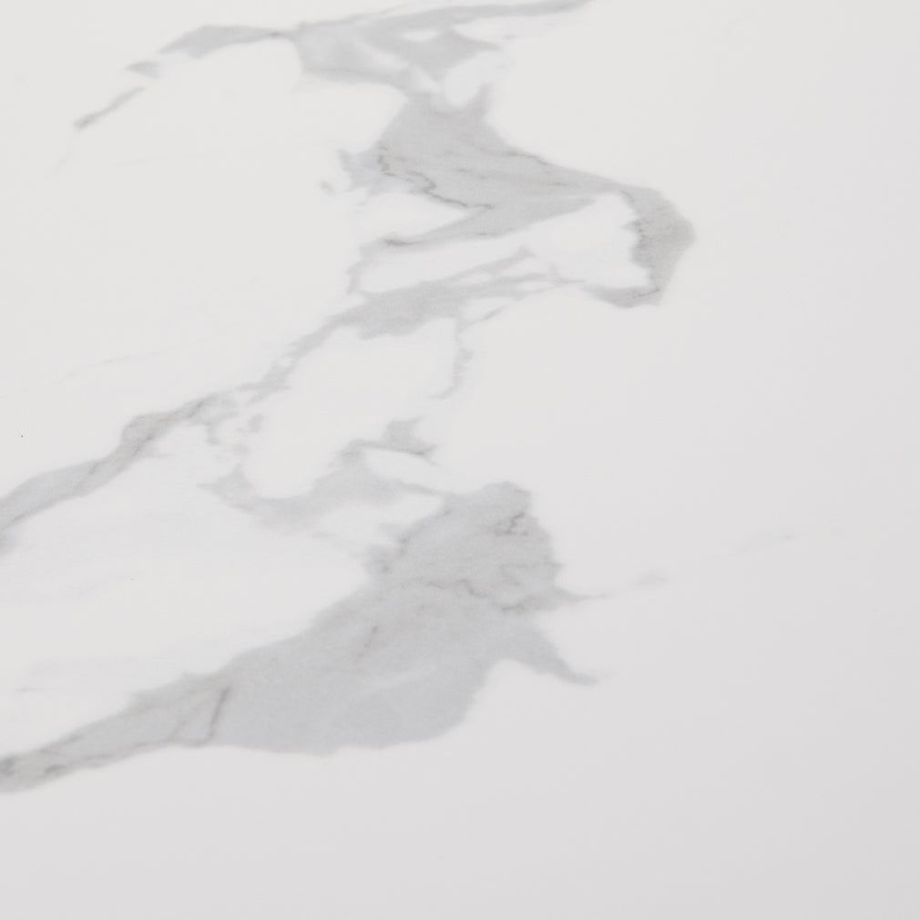 Athena - Extending Dining Table With White Ceramic Top