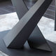 Zeus - Travertine Effect Ceramic Extending Dining Table