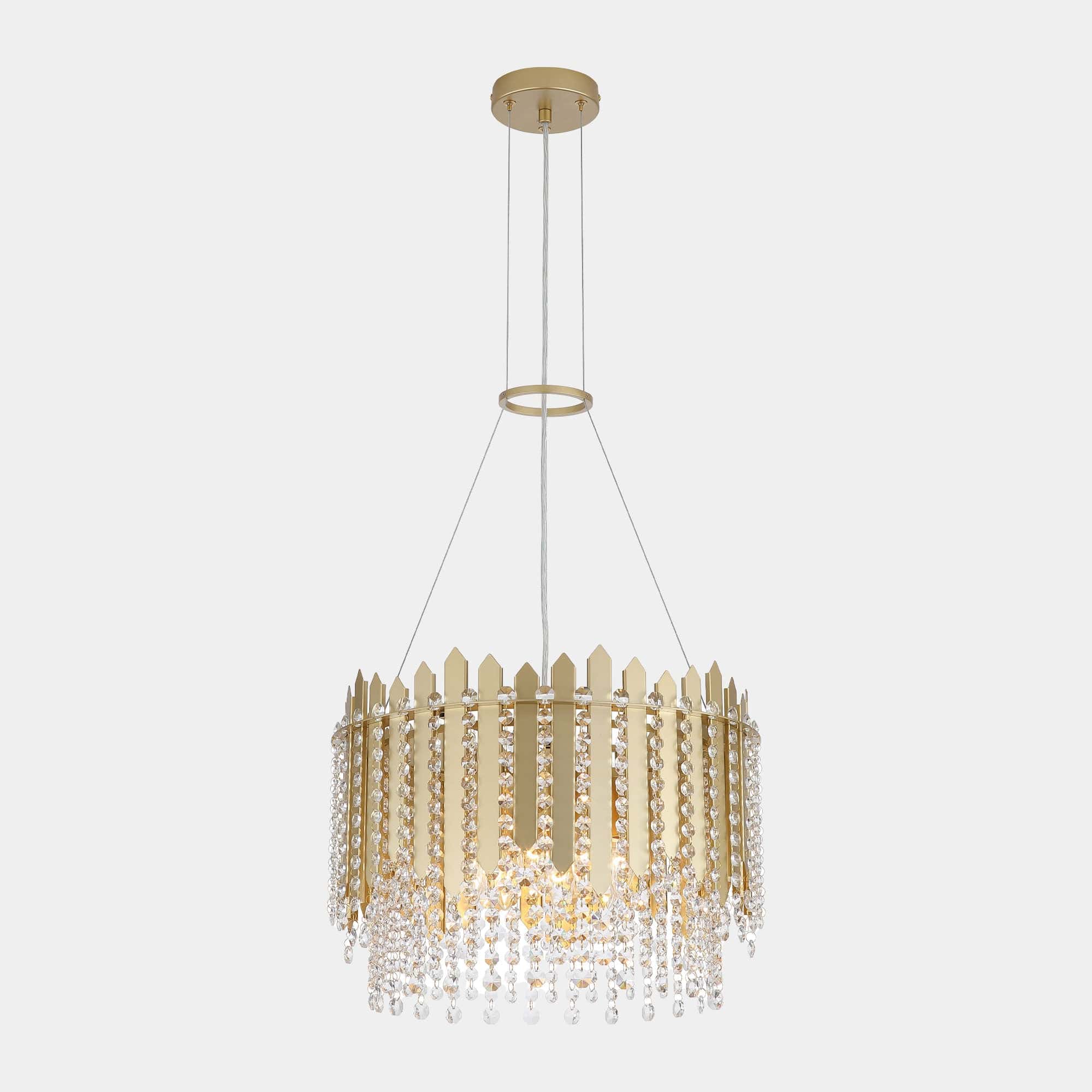 Louise - Crystal 8 Pendant Light