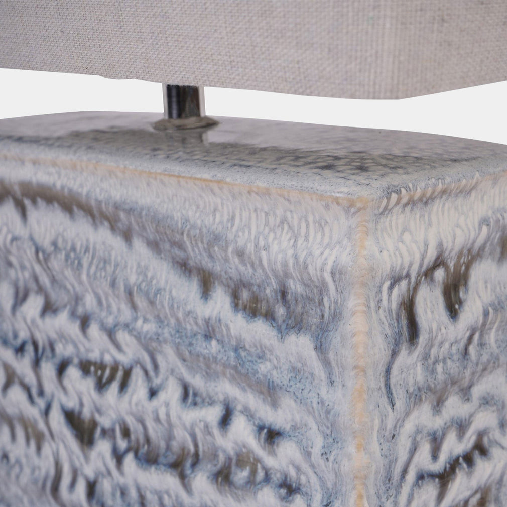 Caspian - Blue Reactive Glaze Table Lamp