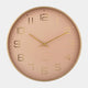 Elegance Glow - Wall Clock Pink