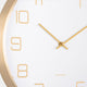 Elegance Glow - Wall Clock White