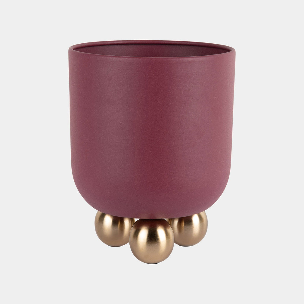 Estilo - Plant Pot Small Burgundy