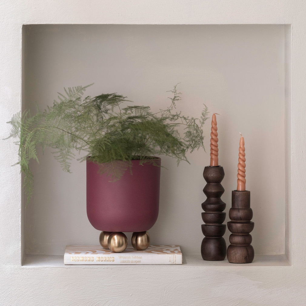 Estilo - Plant Pot Small Burgundy