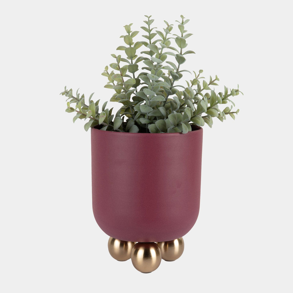 Estilo - Plant Pot Small Burgundy