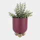 Estilo - Plant Pot Small Burgundy
