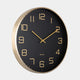 Elegance Glow - Wall Clock Black