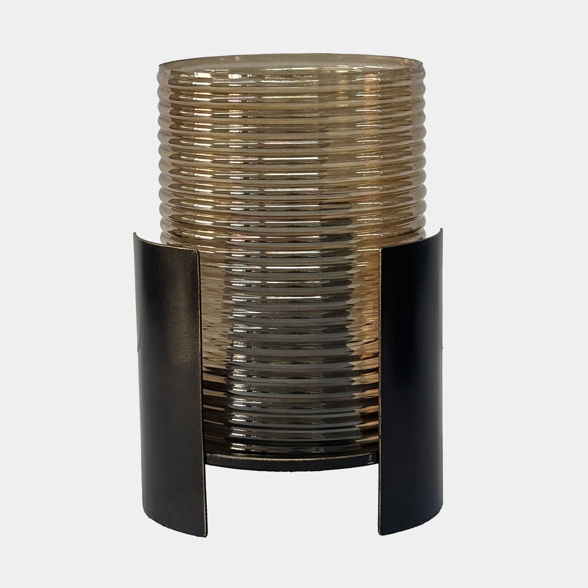 Belvedere - Black Ribbed Hurricane, Small