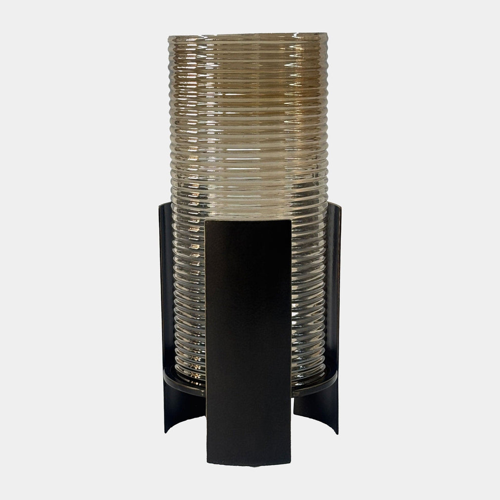 Belvedere - Black Ribbed Hurricane, Large