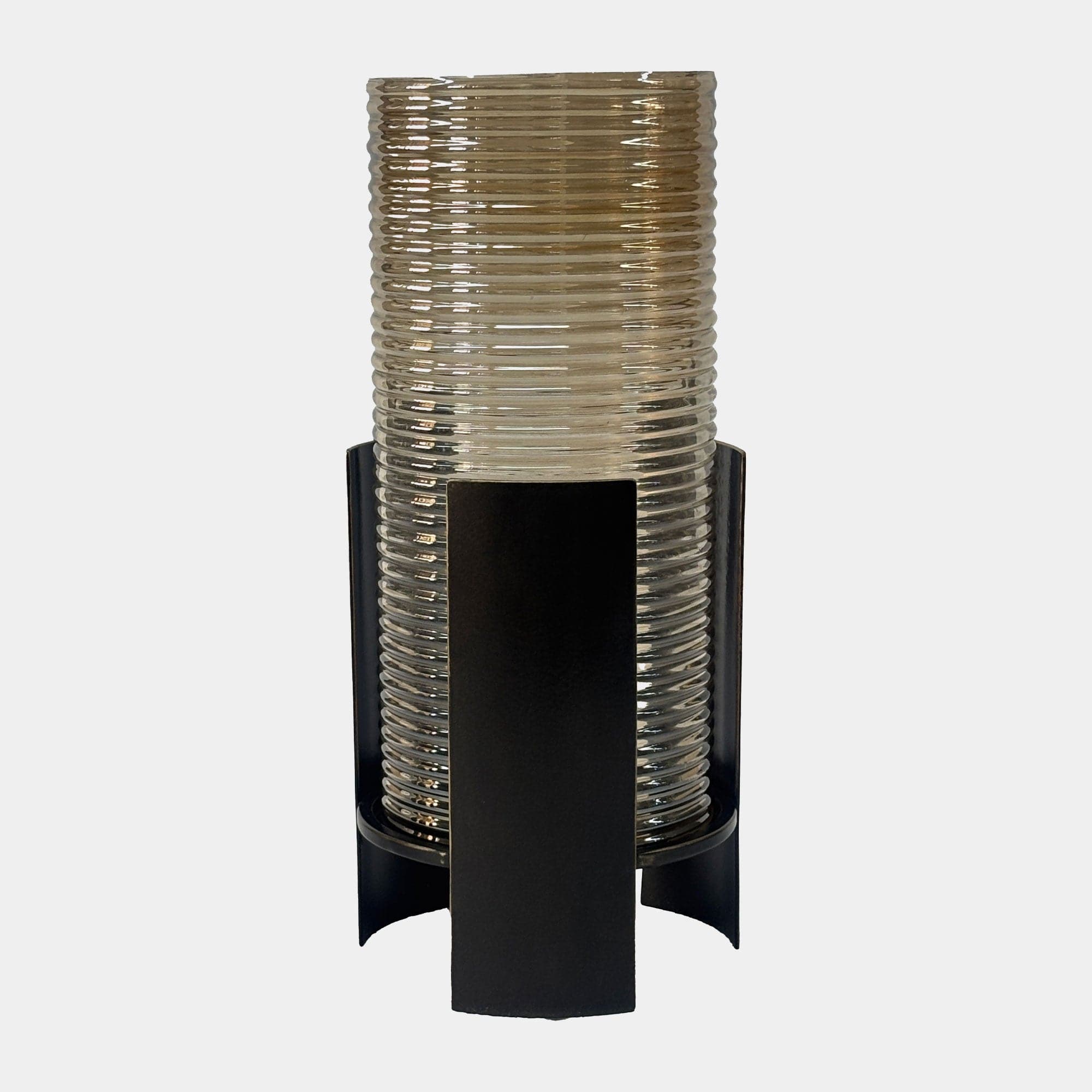 Belvedere - Black Ribbed Hurricane, Large