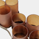Granada - Aged Gold 9 Light Candle Holder