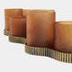 Granada - Aged Gold 9 Light Candle Holder