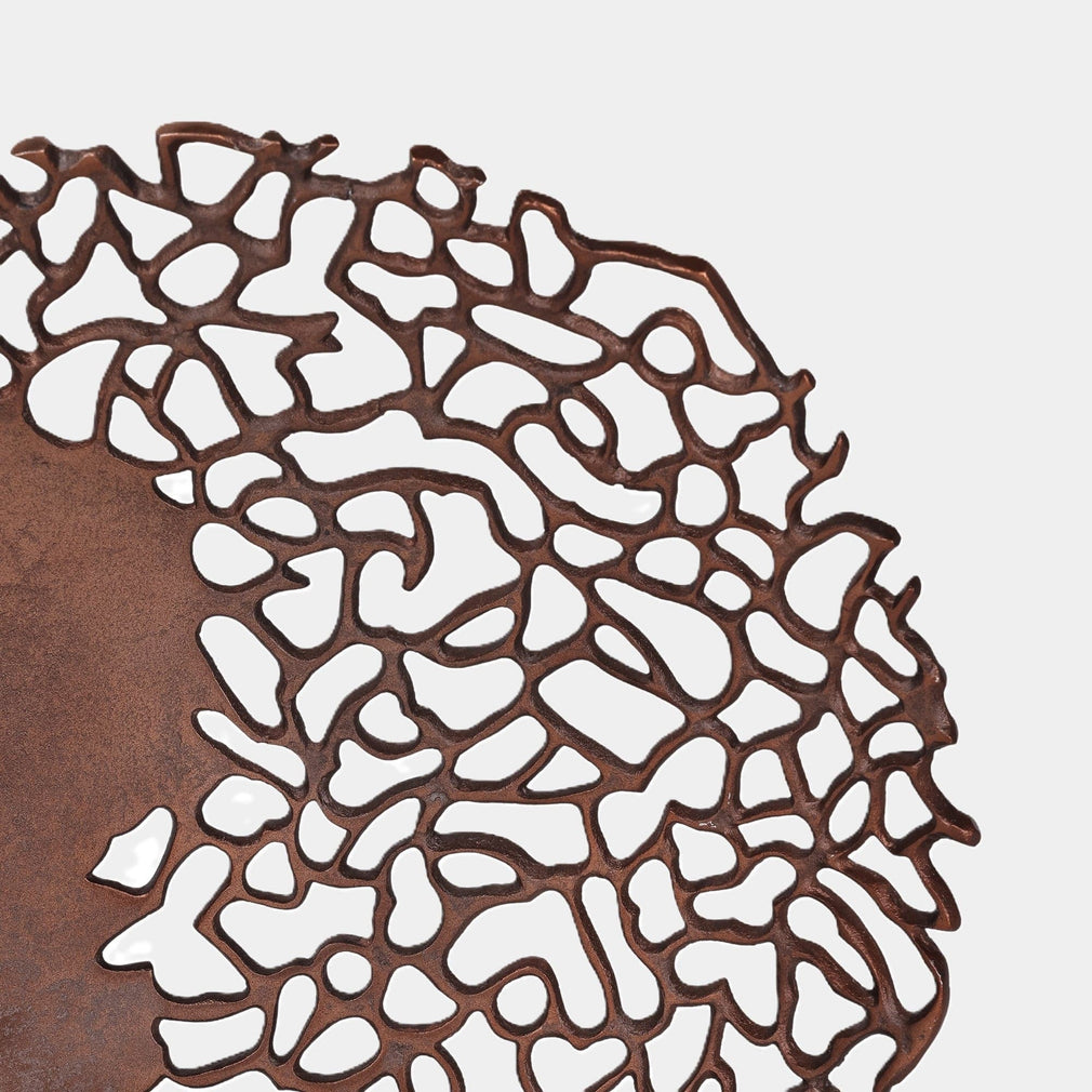 Apo Coral - Raw Bronze Sculpture