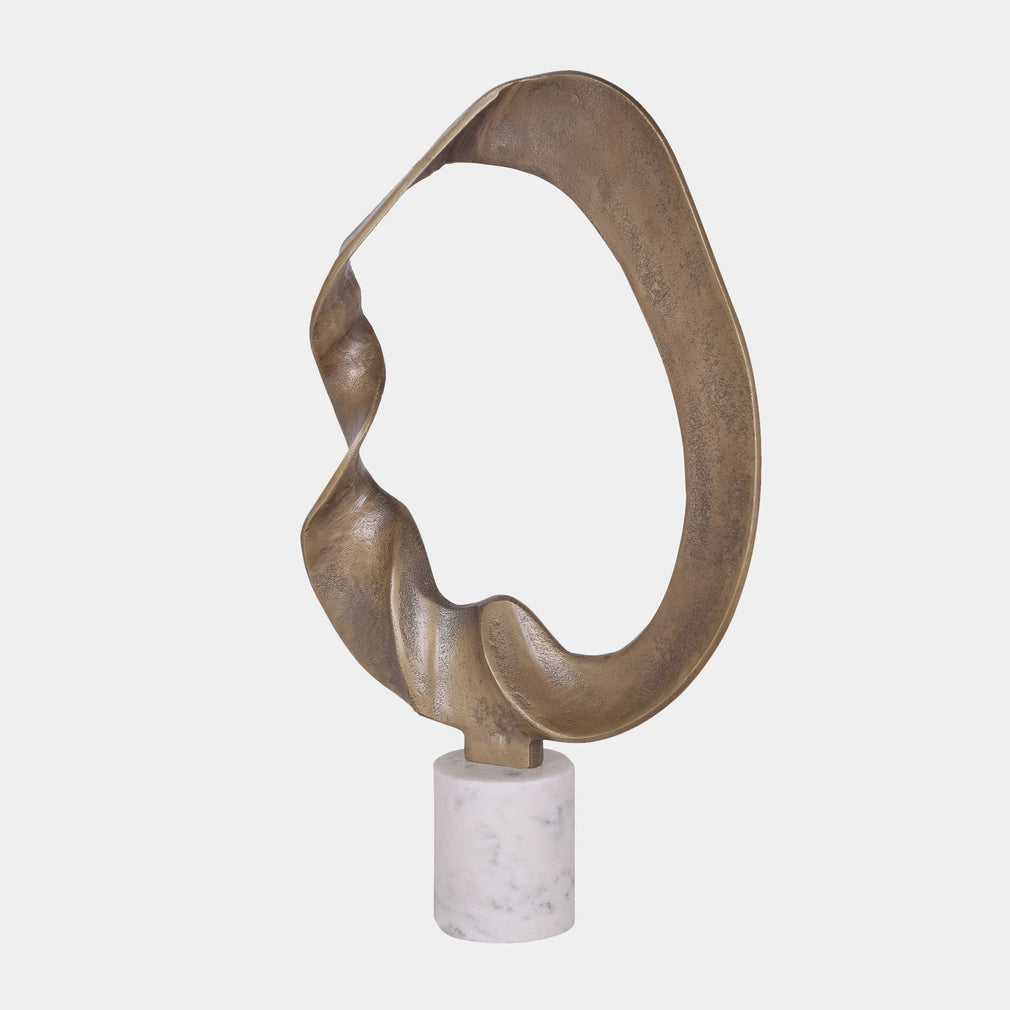 Kentford - Sculpture on Marble Base, Bronze