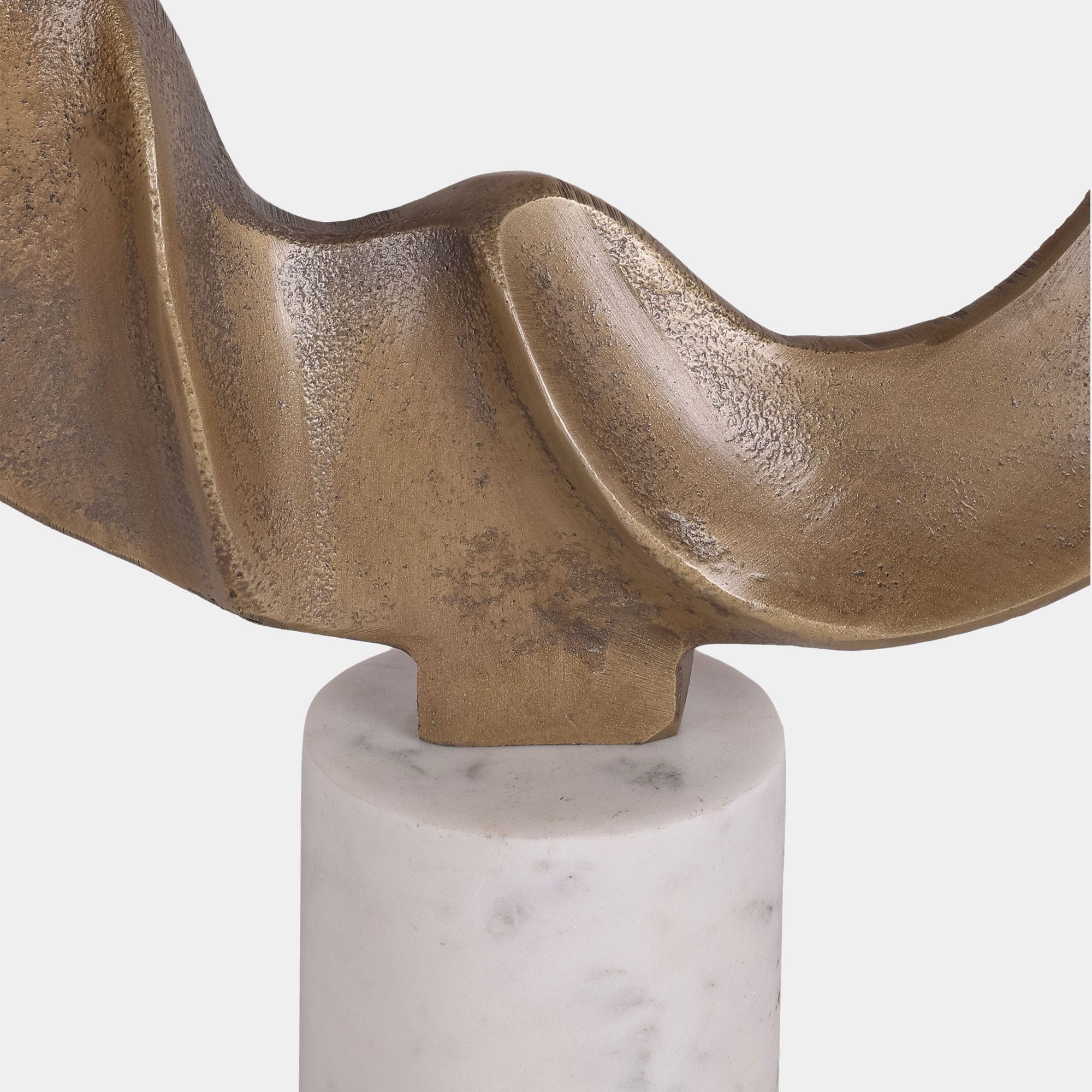 Kentford - Sculpture on Marble Base, Bronze