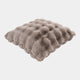 Glam - Taupe Faux Fur Cushion 50x50cm