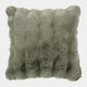 Glam Faux Fur Cushion Sage 50x50cm