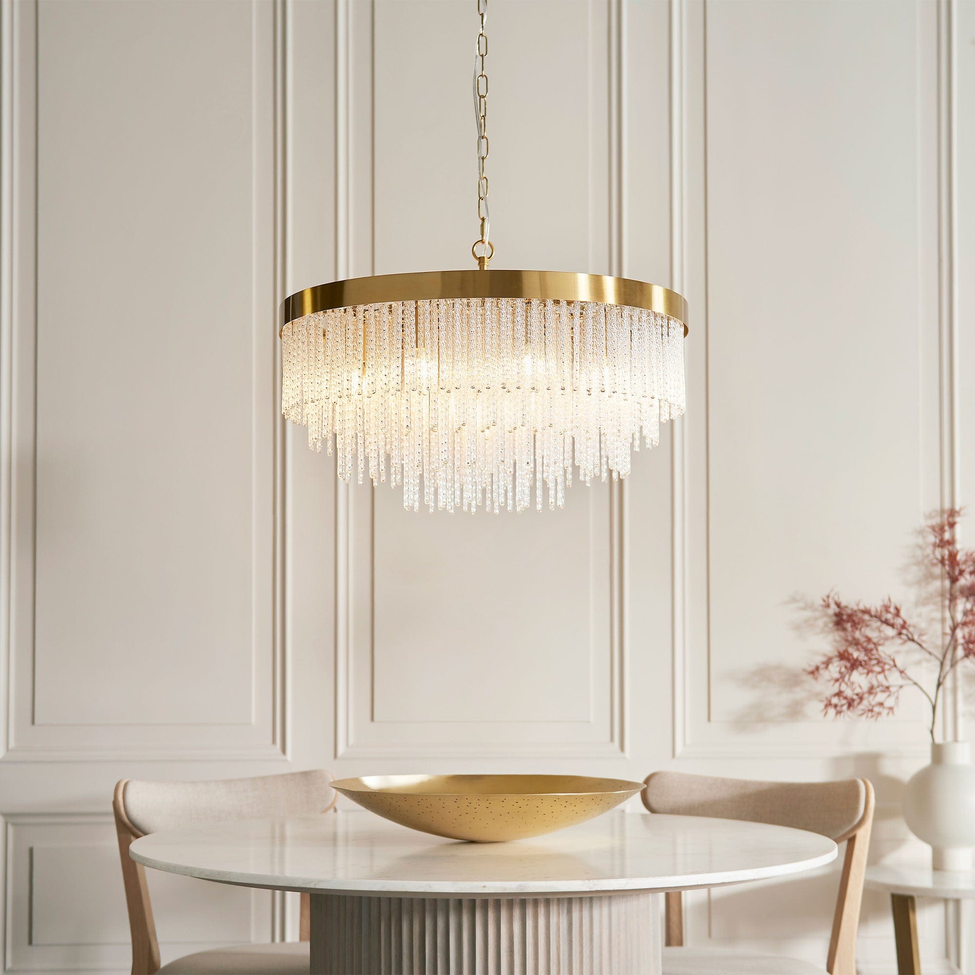 Tilly - Pendant Ceiling Light, Aged Brass