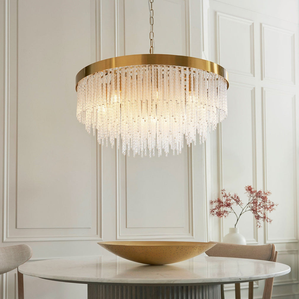 Tilly - Pendant Ceiling Light, Aged Brass