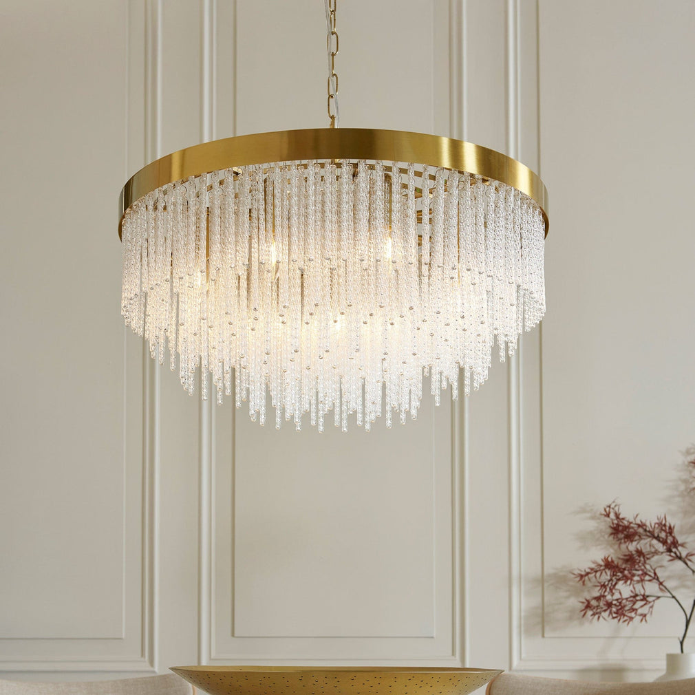 Tilly - Pendant Ceiling Light, Aged Brass