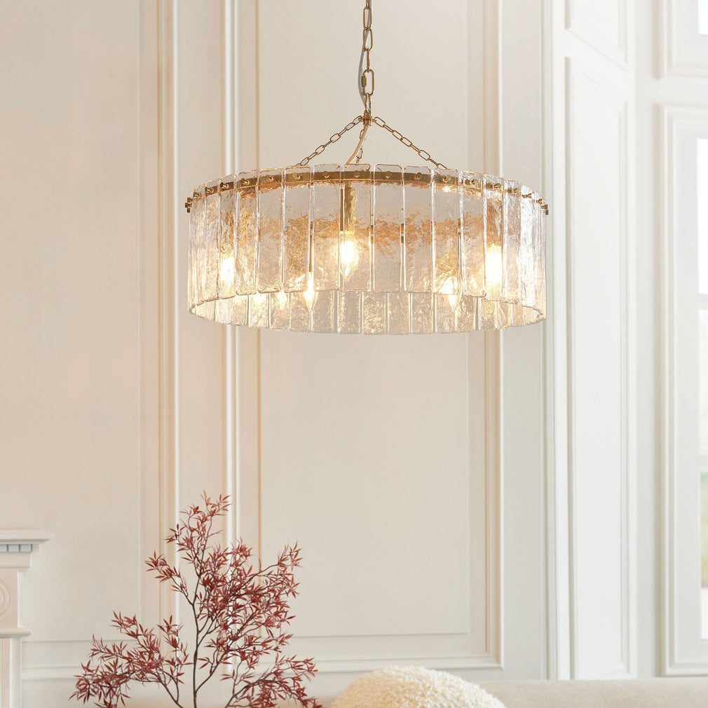 Misha - Pendant Ceiling Light, Aged Brass
