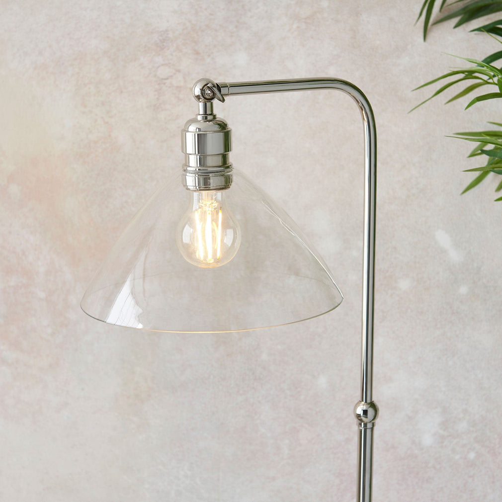 Kinver - Floor Lamp, Nickel