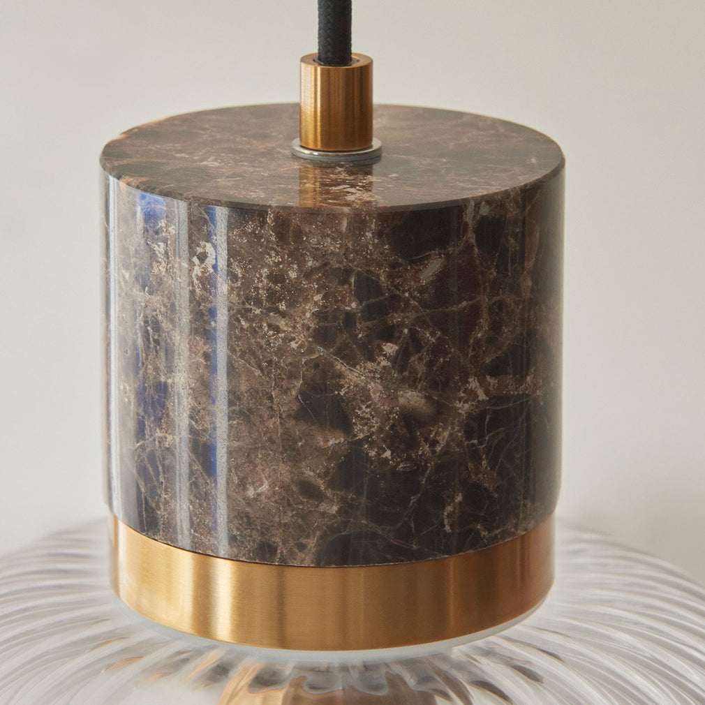 Cavern - Pendant Ceiling Light, Brown Marble