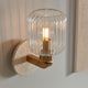 Cavern - Wall Light, Beige Marble