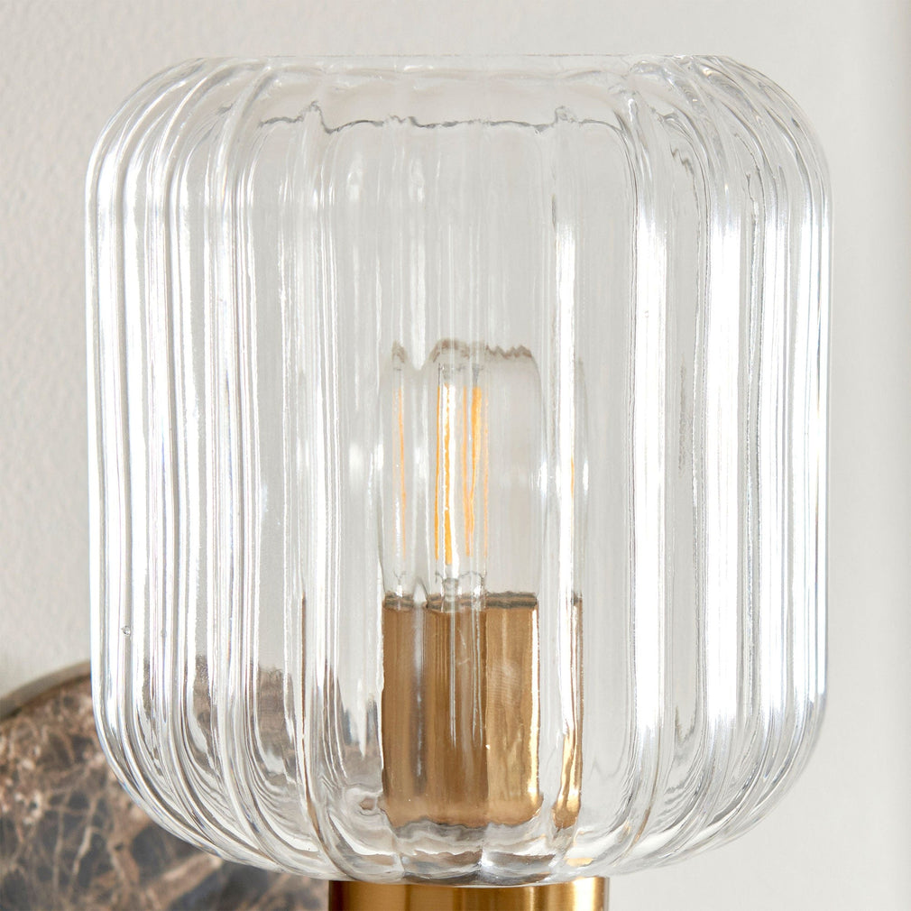 Cavern - Wall Light, Brown Marble
