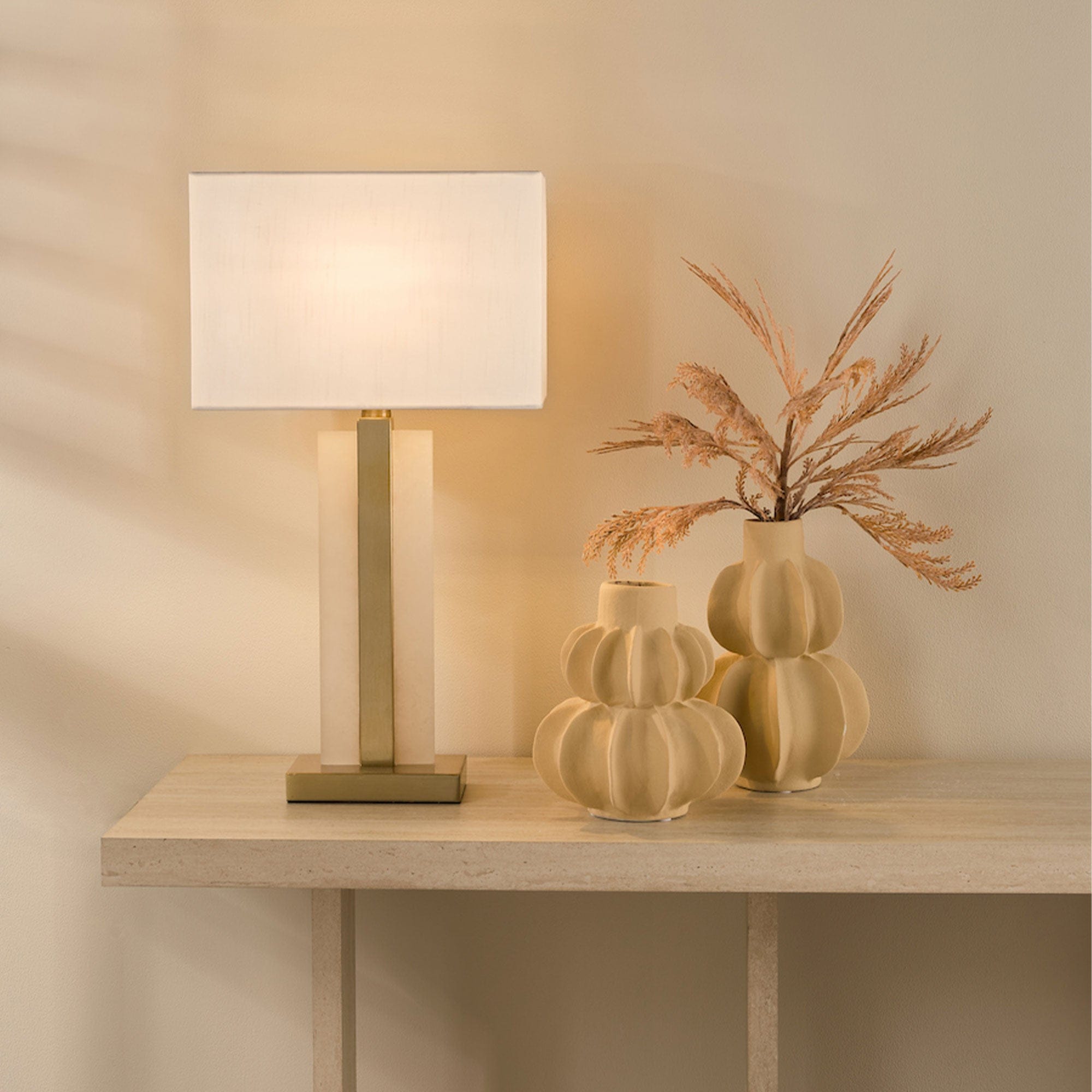 Candida - Alabaster Gold Table Lamp