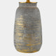 Kaja - Grey and Brass Table Lamp