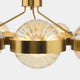 Blaise - Antique Gold 12 Light Ceiling Pendant