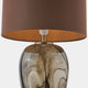 Esti - Brown Marble Effect Glass Table Lamp