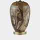 Esti - Brown Marble Effect Glass Table Lamp